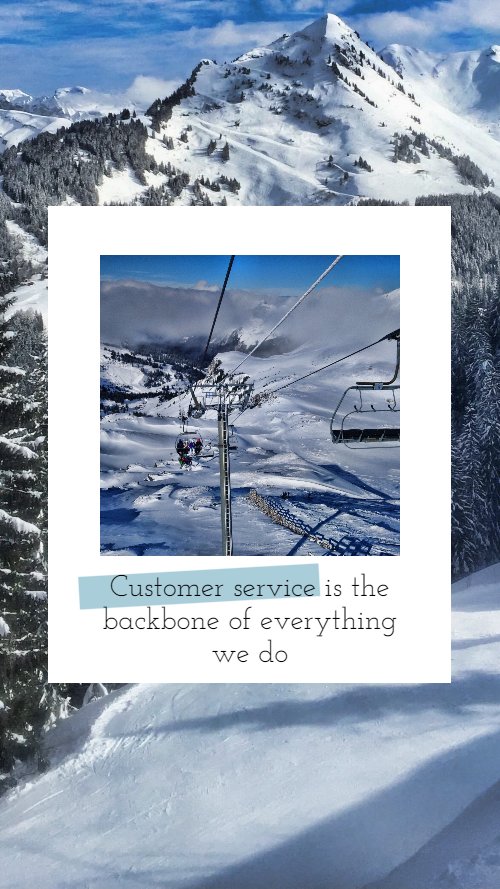 It is your Ski Holiday and we love to make it stress free