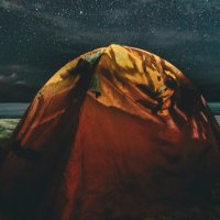 Nina likes going wild camping