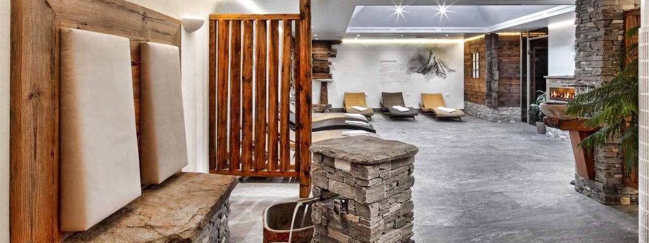 After skiing, there is a wellness suite to rest your legs