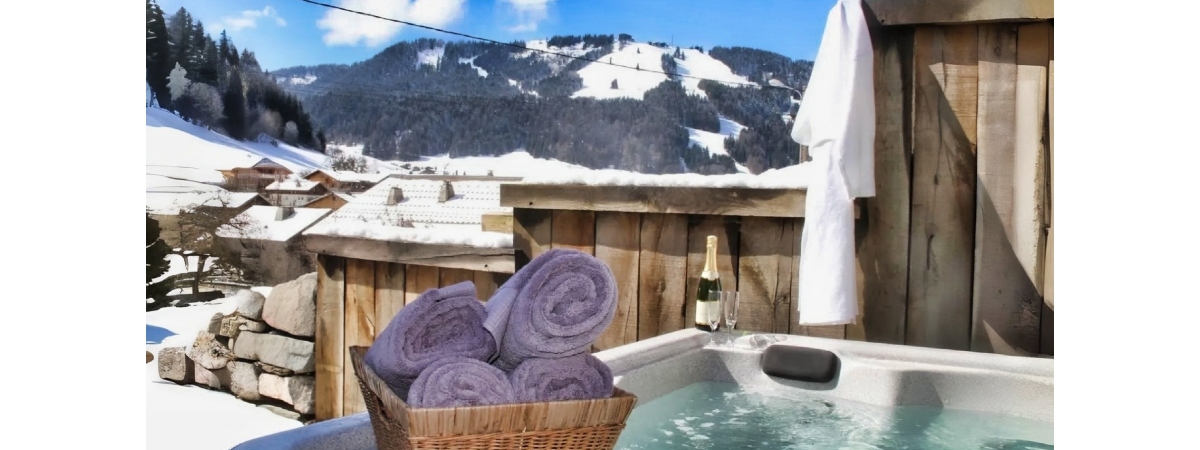 Hot Tub in Catered Chalet Le Prele, Morzine