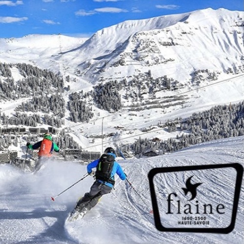 Skiing in flaine