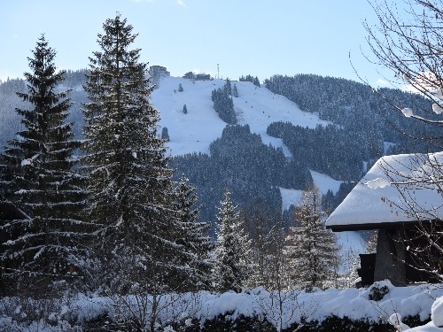 Stunning views of the Pleney from the Loundge of Chalet Chery des Meuniers